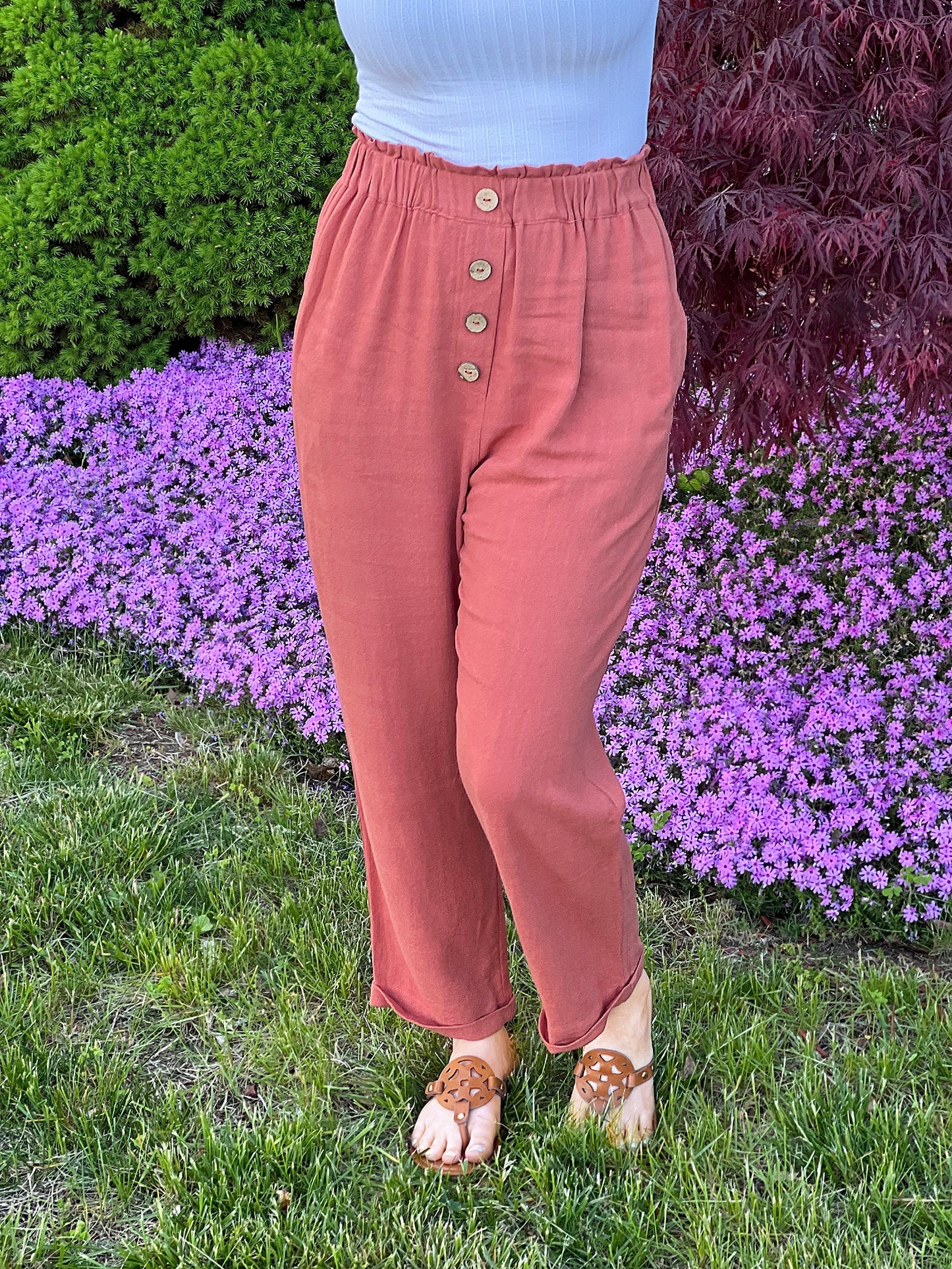 Morning Glory Paperbag Pants