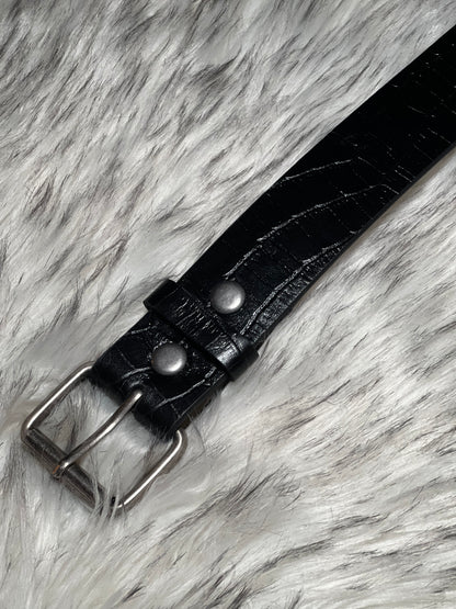 The Alligator Leather Belt